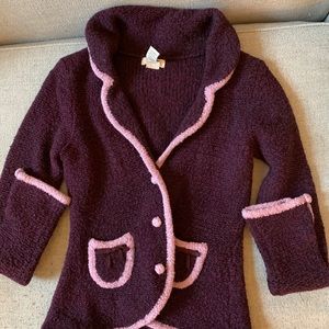 Sleeping on snow wool blend cardigan